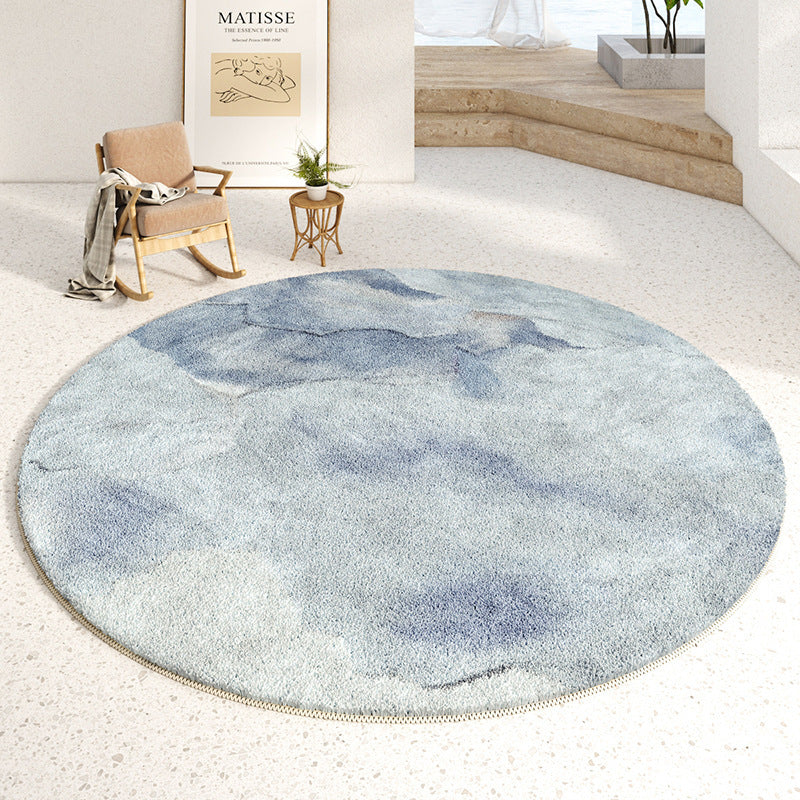 Plush Round Area Rug