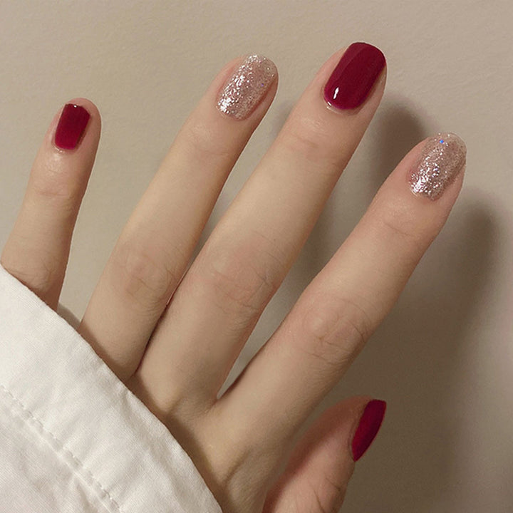 High-gloss artificial nails with rose effect Kalsten