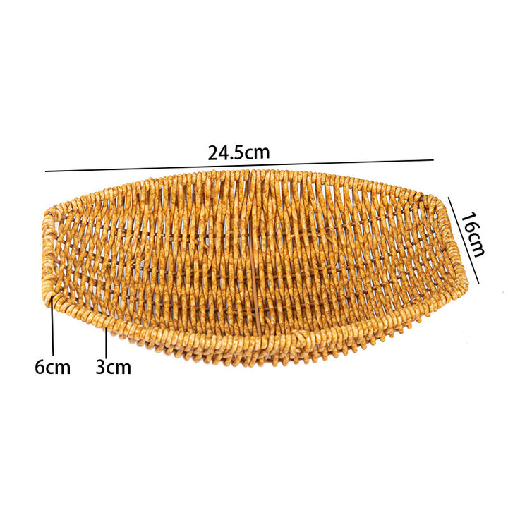 Decorative Handwoven Serving Tray Kalsten