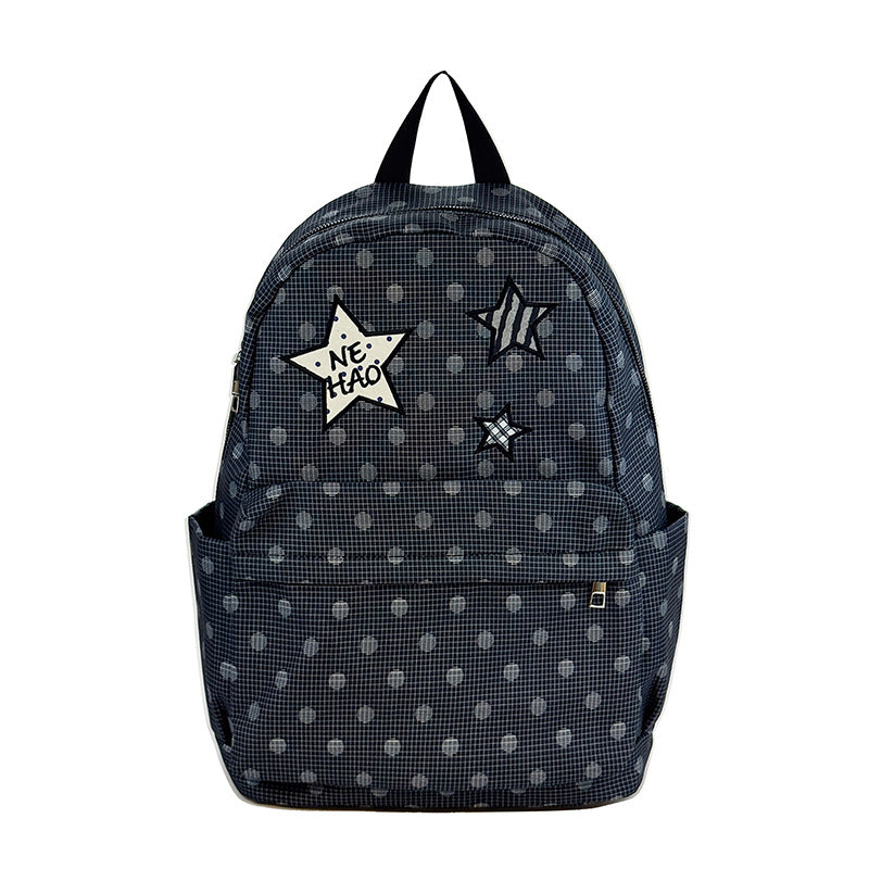 Trendy Plaid Graphic Backpack Kalsten