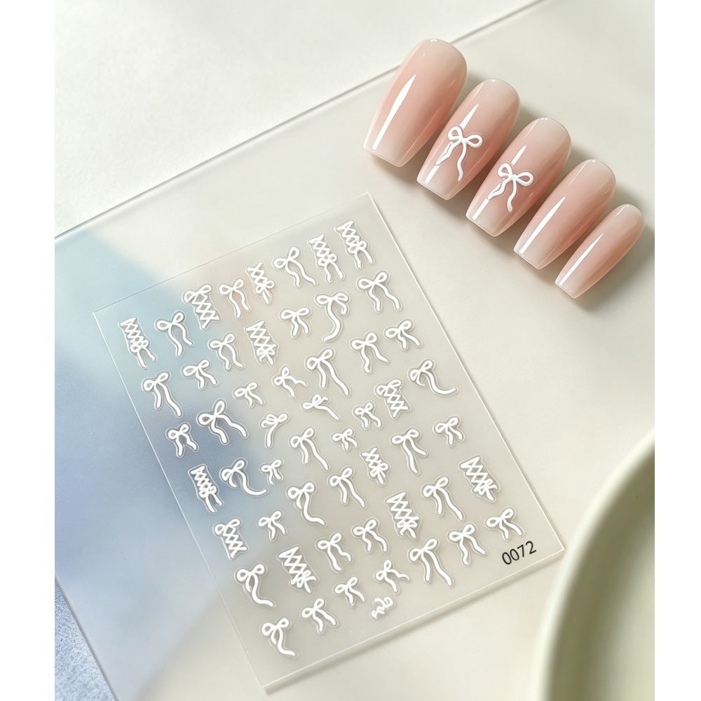 Decorative Bow Nail Art Stickers