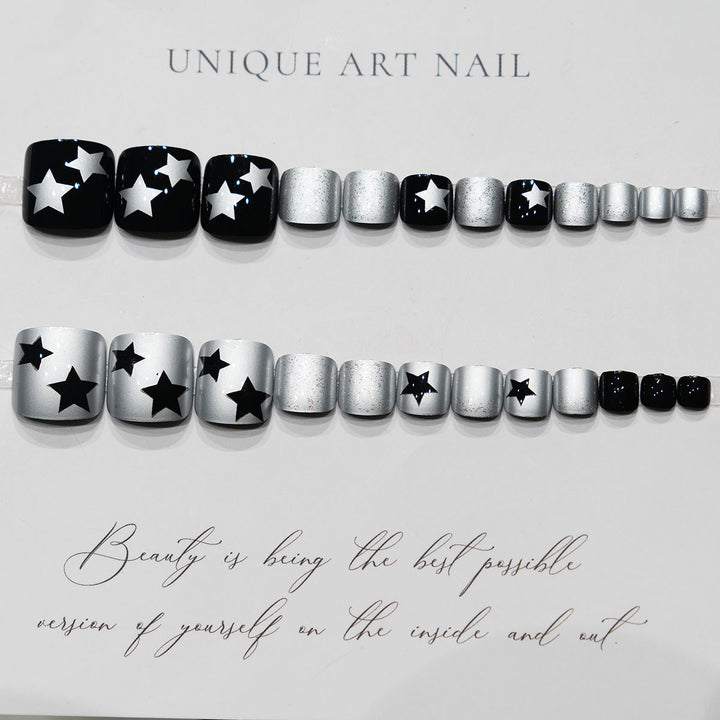 Star-Studded Nail Art