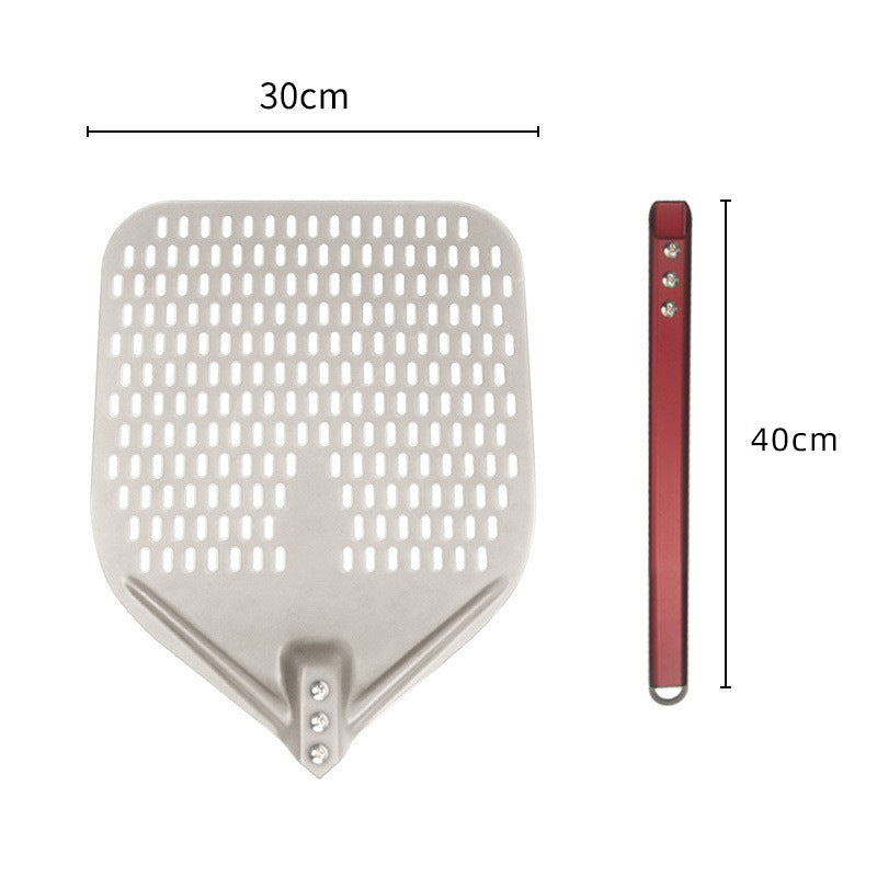perforated aluminum pizza peel with detachable ergonomic handle Kalsten
