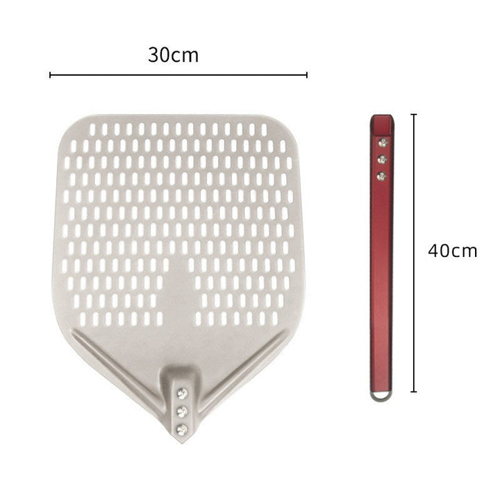 perforated aluminum pizza peel with detachable ergonomic handle Kalsten