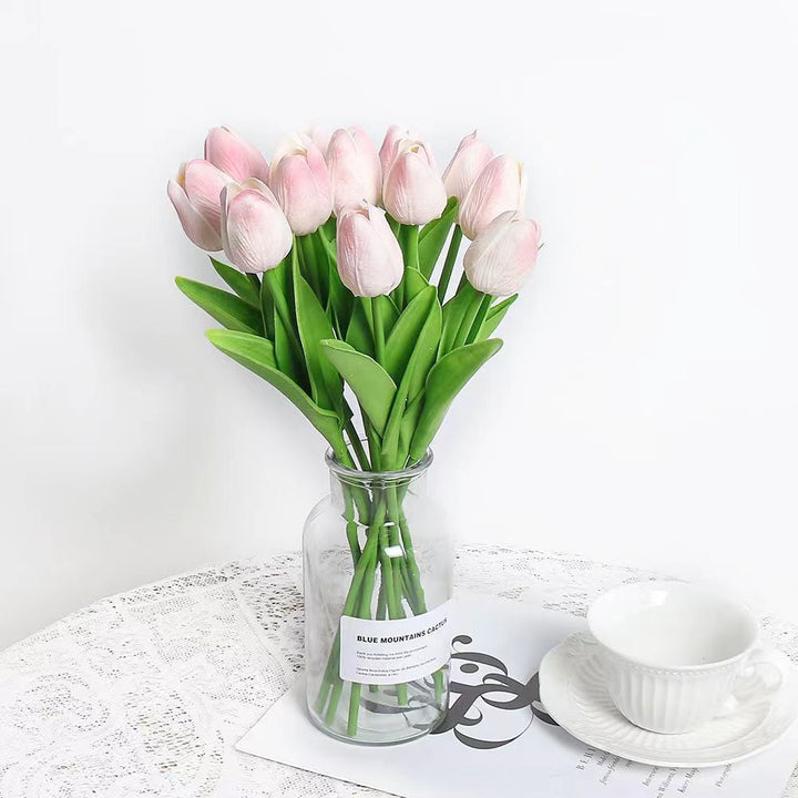 Realistic Faux Tulip Bouquet