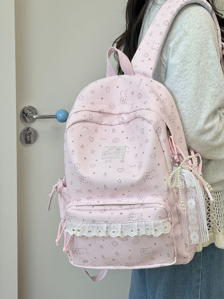 Cute Illustrated Patterned Backpack Kalsten 1791205714