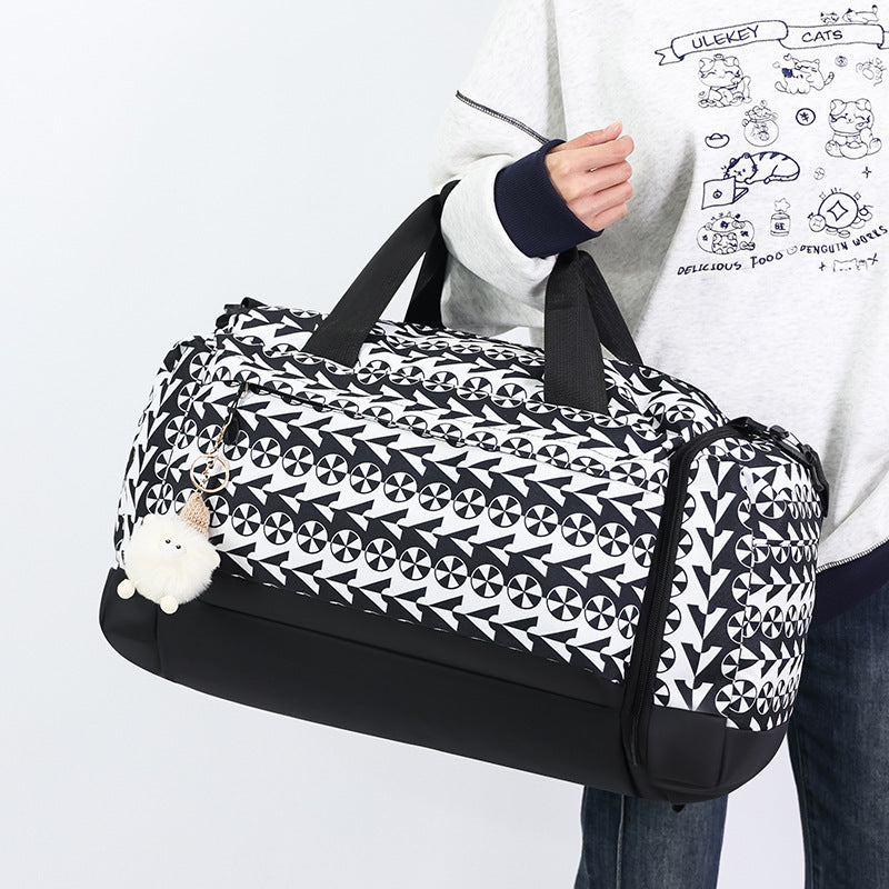 Stylish Patterned Duffle Bag Kalsten