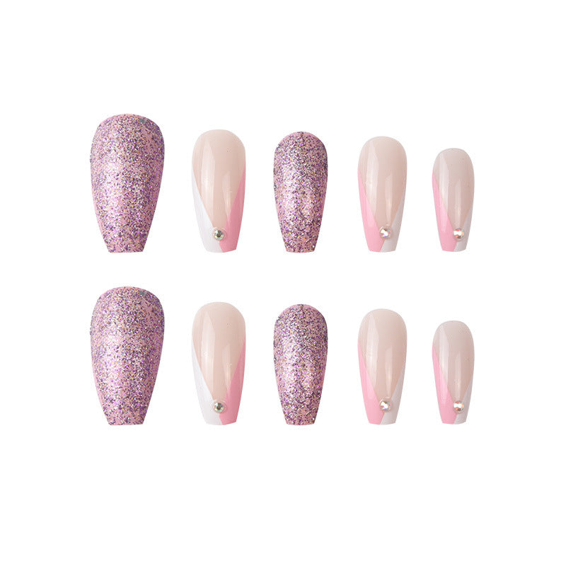 Decorative Glittery Press-On Nail Art Kalsten