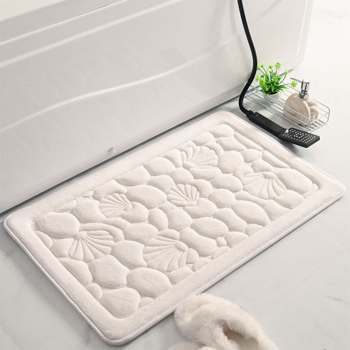 Coastal Pebble Design Bath Mat Kalsten