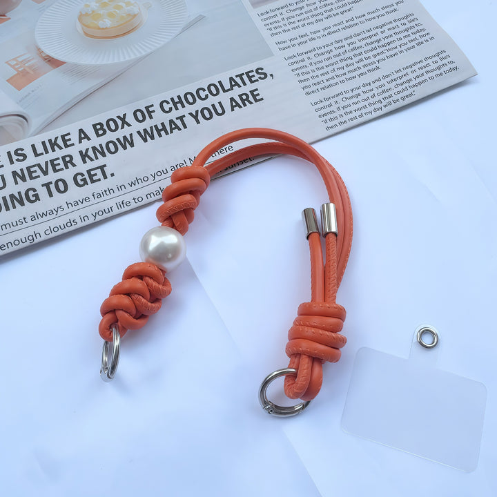 Elegant Knotted Leather Keychain Holder Kalsten