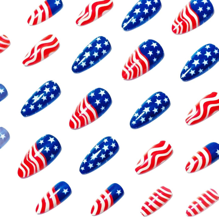 Patriotic Nail Art Kalsten