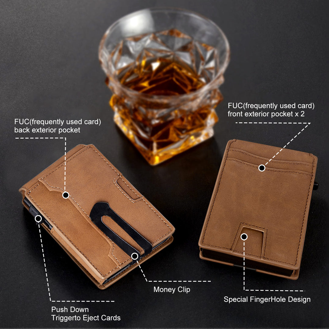 Slim RFID-Blocking Carbon Fiber Cardholder Kalsten