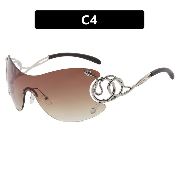 Women’s futuristic sunglasses with playful design Kalsten