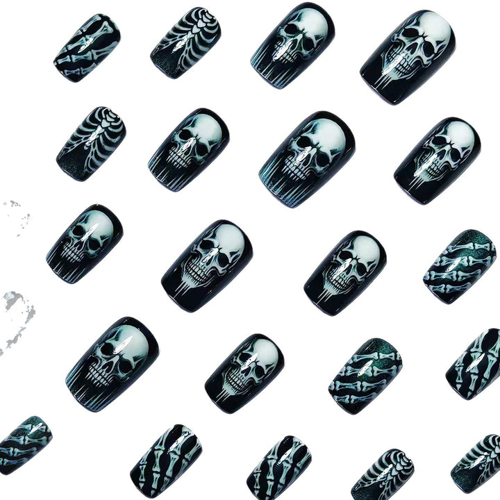 Gothic Skull and Bone Nail Art Set Kalsten