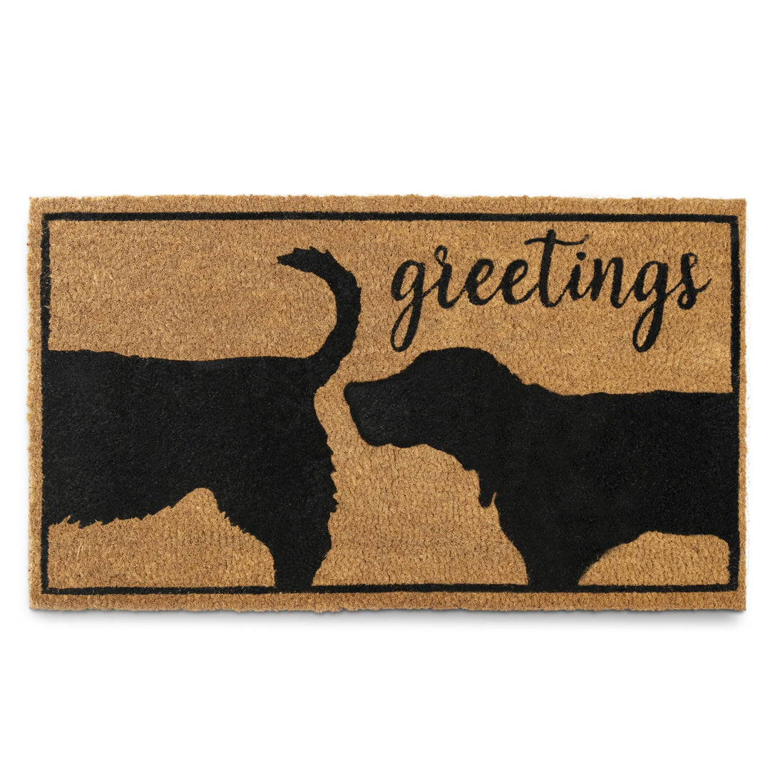 Decorative Dog Theme Welcome Mat