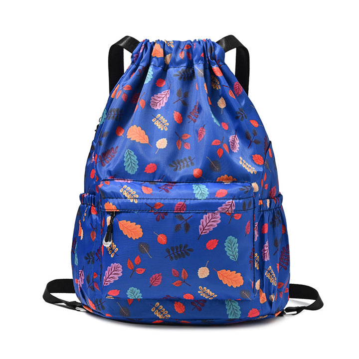 Drawstring Elephant Print Backpack Kalsten