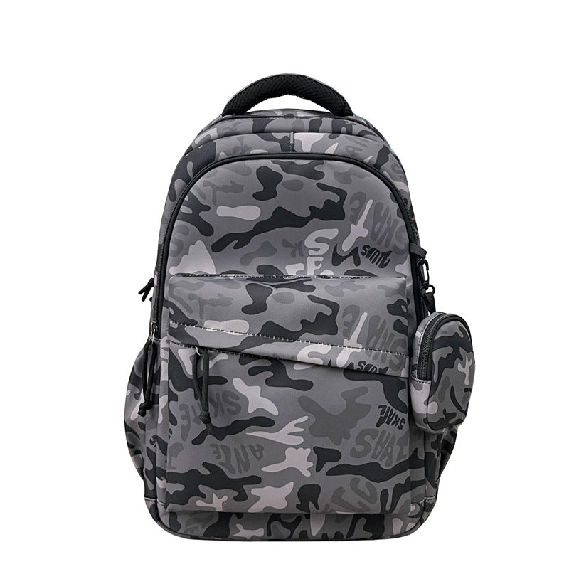 Durable Camouflage Print Backpack Kalsten