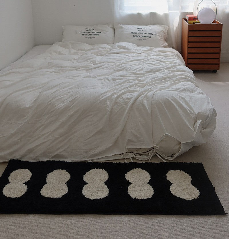 Contemporary Abstract Patterned Runner Rug Kalsten