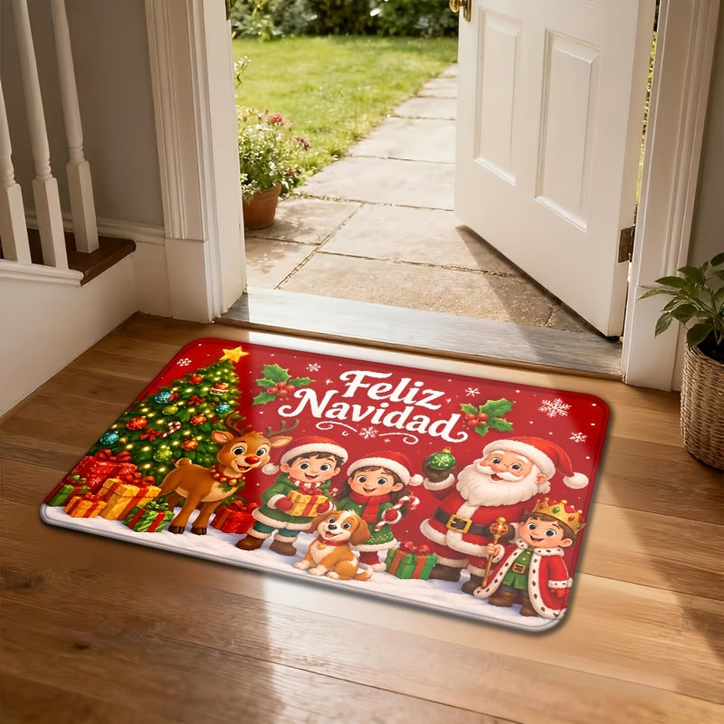Christmas Themed Welcome Mat Kalsten