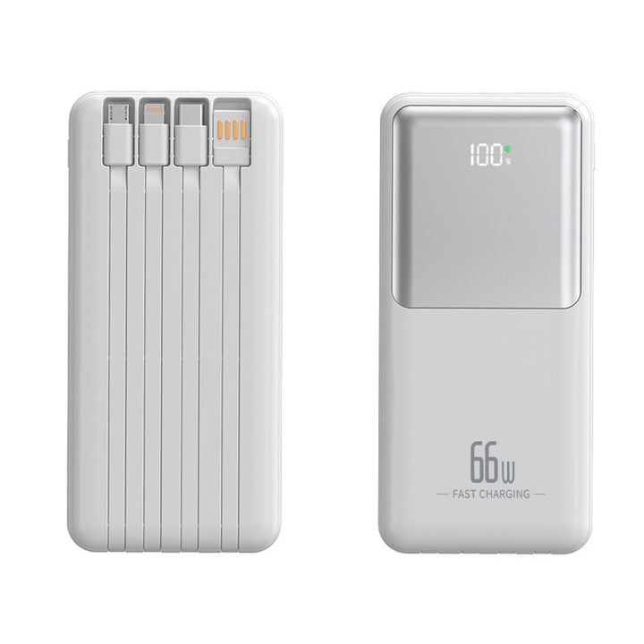 Portable power bank with integrated multifunction charging cable Kalsten