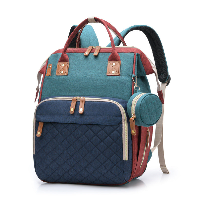Multi-Functional Quilted Diaper Backpack Kalsten