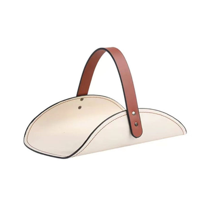 Stylish Leather Magazine Holder