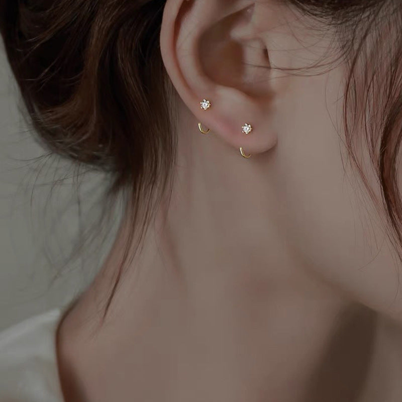 Sparkling and Elegant Stud Earrings Kalsten