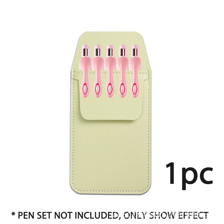 Elegant Leather Pen Holder Case