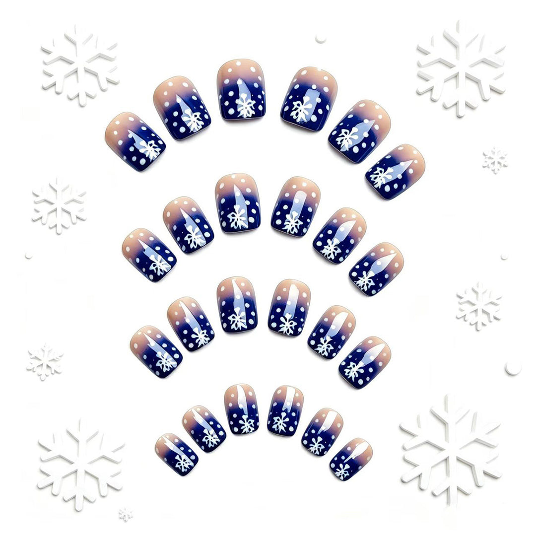 Seasonal Snowflake Nail Art Kalsten