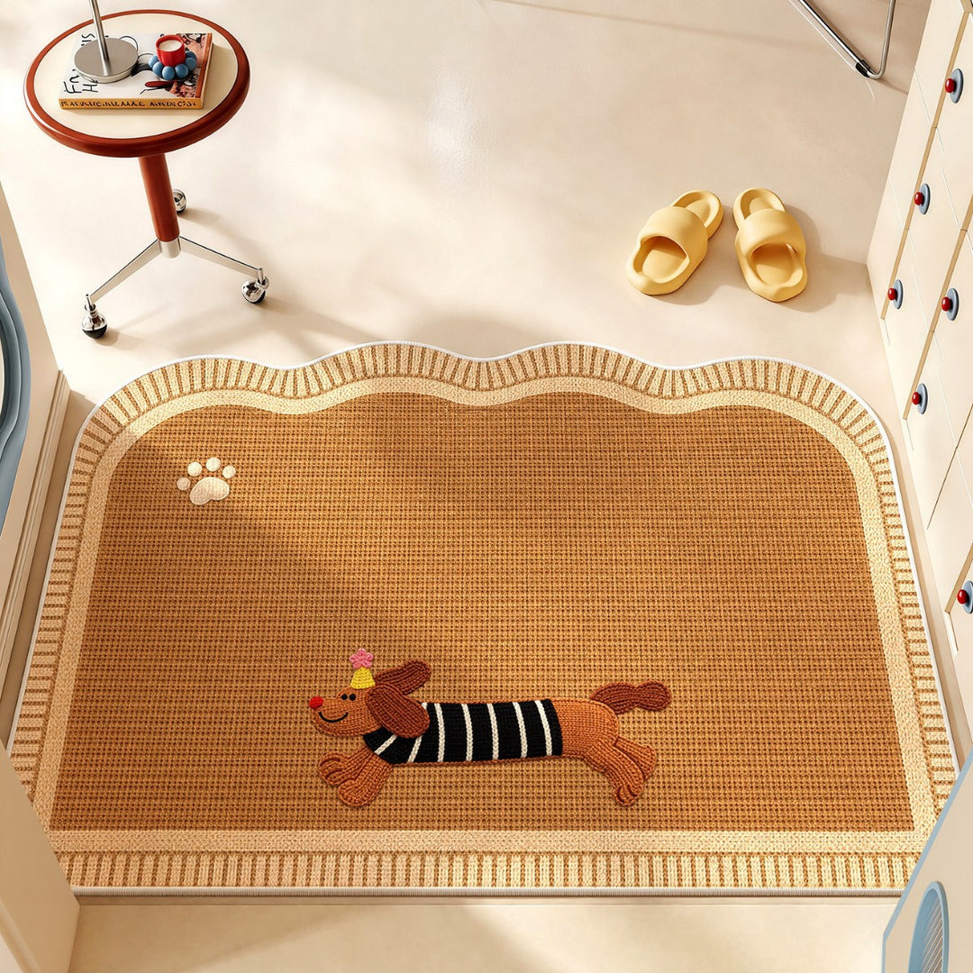 Playful Animal-Themed Bath Mat