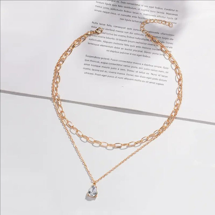 Layered Link Chain Necklace Kalsten