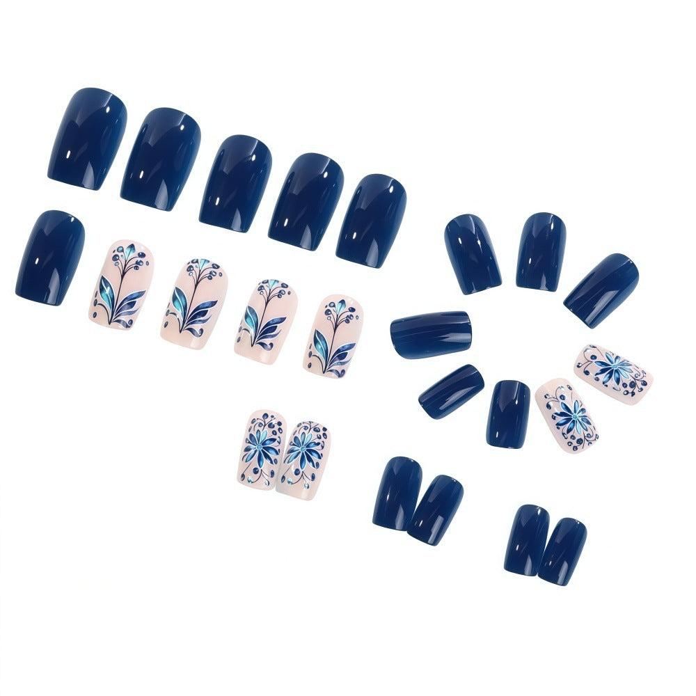 Artificial nails with floral details Kalsten