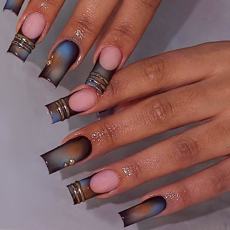 Acrylic Nail Set with Gradient Kalsten