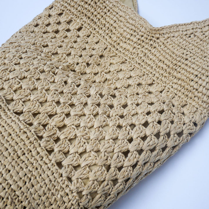 Hand-knotted structure shopping bag Kalsten