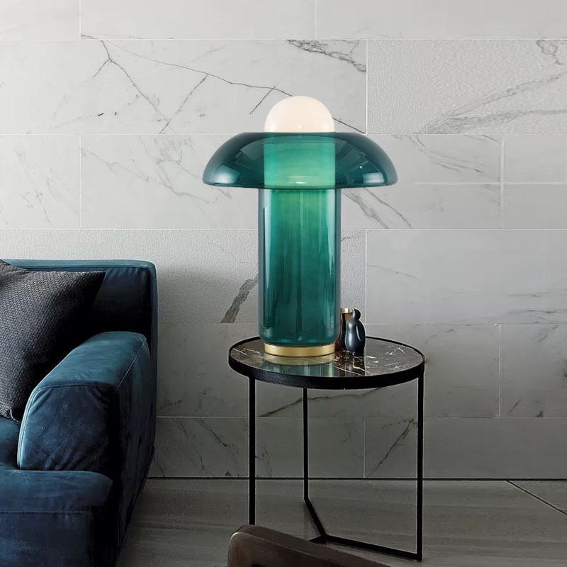 Modern Table Lamp with Elegant Glass Shade