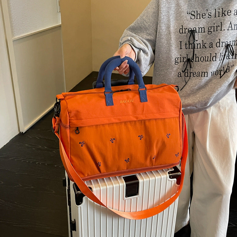 Versatile Embroidered Duffel Bag Kalsten