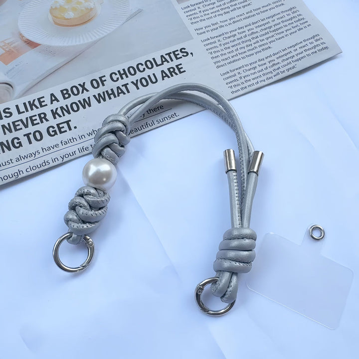 Elegant Knotted Leather Keychain Holder Kalsten