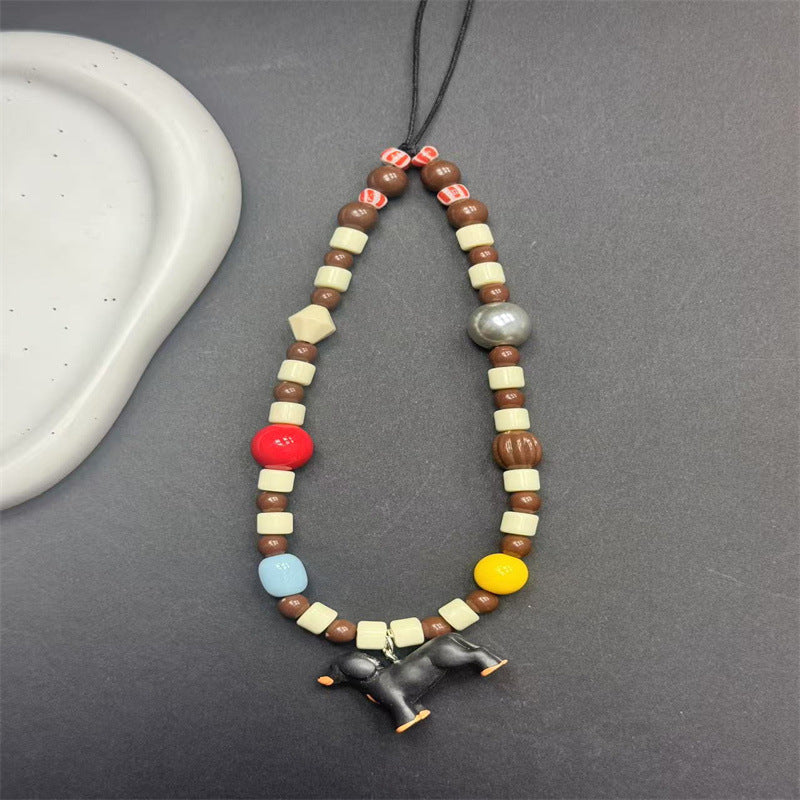 Beaded Animal Charm Necklace Kalsten