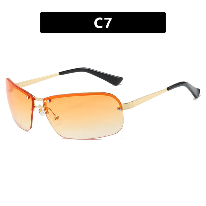 Ladies sunglasses with large, elegant lenses and a modern metal frame Kalsten