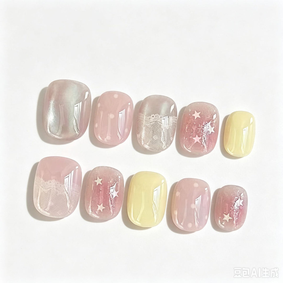 Soft Touch Press-On Nail Set Kalsten
