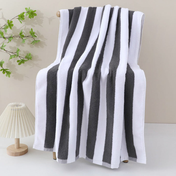 Premium Bath Towel With Elegant Stripe Pattern Kalsten