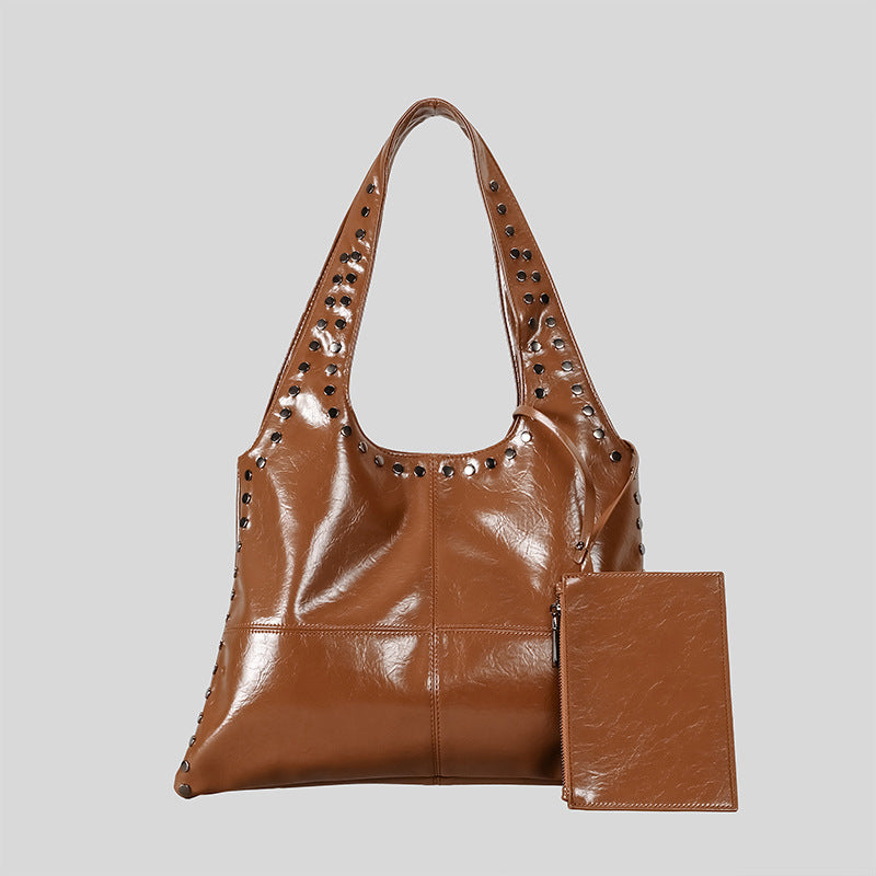 Sleek Multi-Pocket Tote Bag