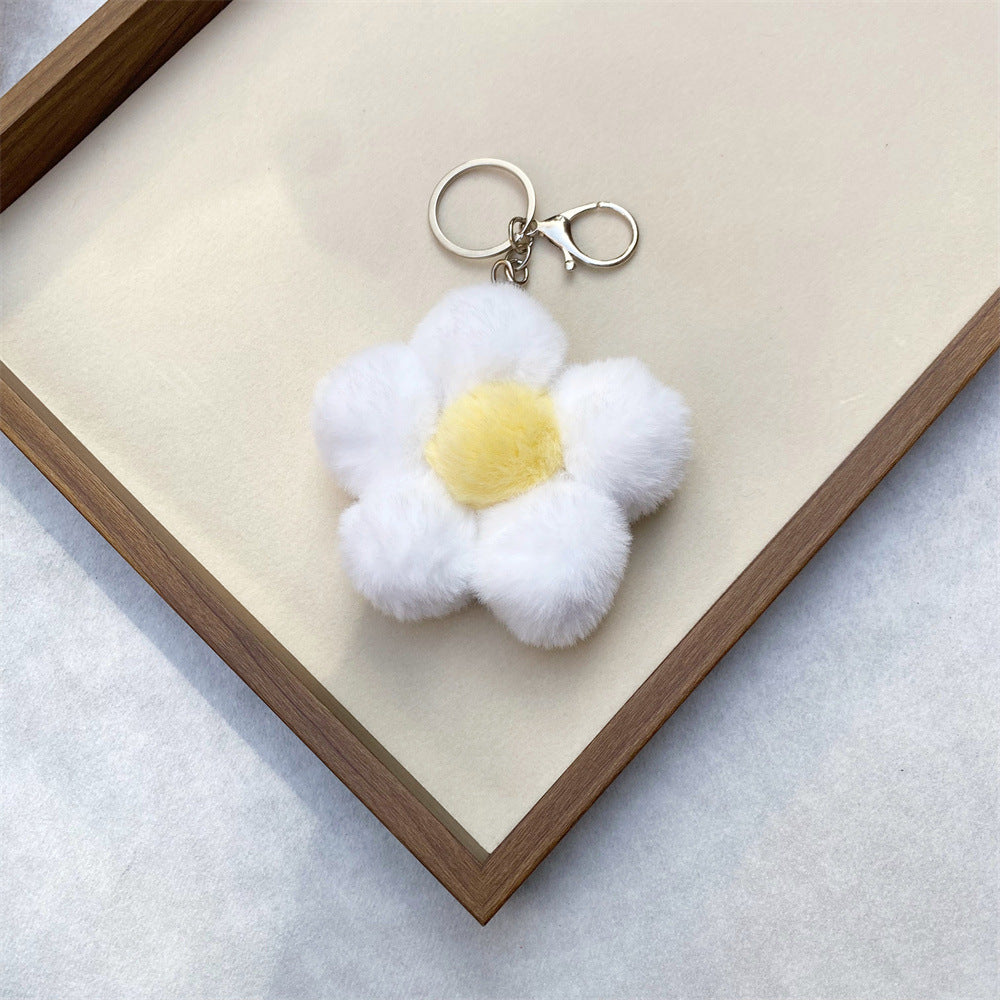 Floral Plush Keychain kalsten