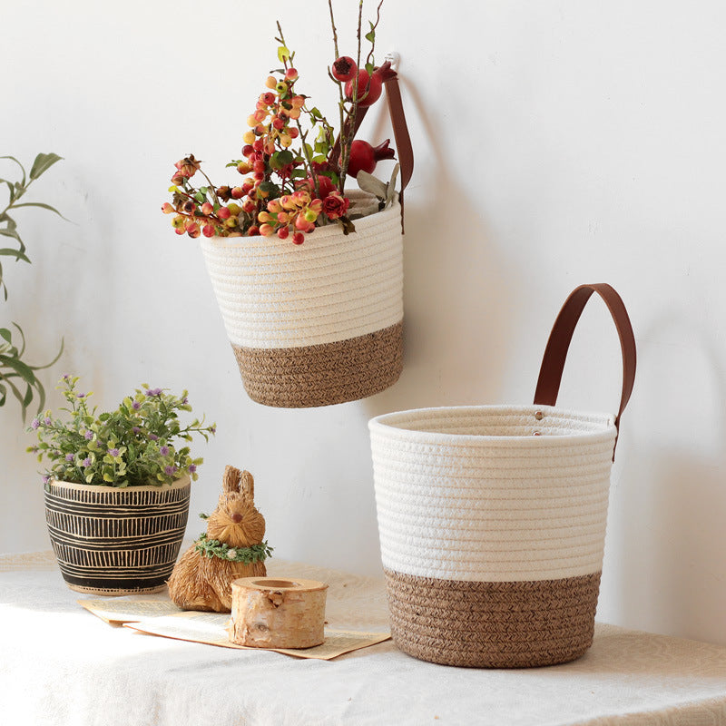Handcrafted storage basket Kalsten