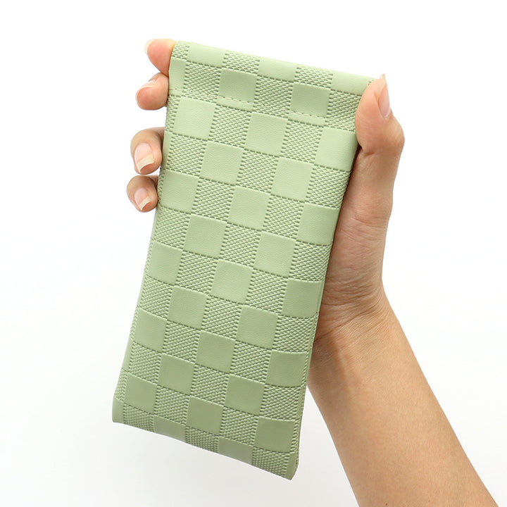 Fashionable Checkered Pouch Kalsten