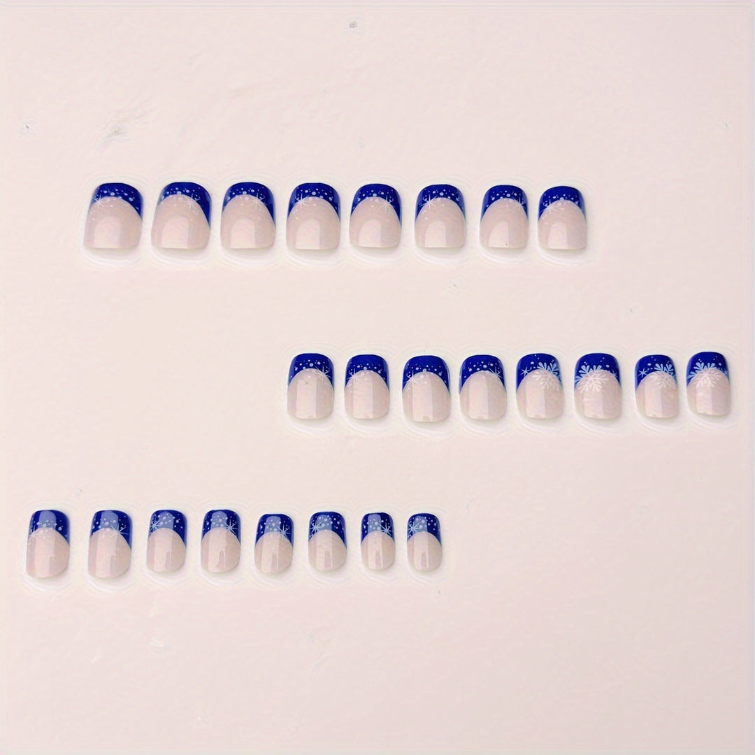 Winter-Themed Frosted Nail Art Kalsten