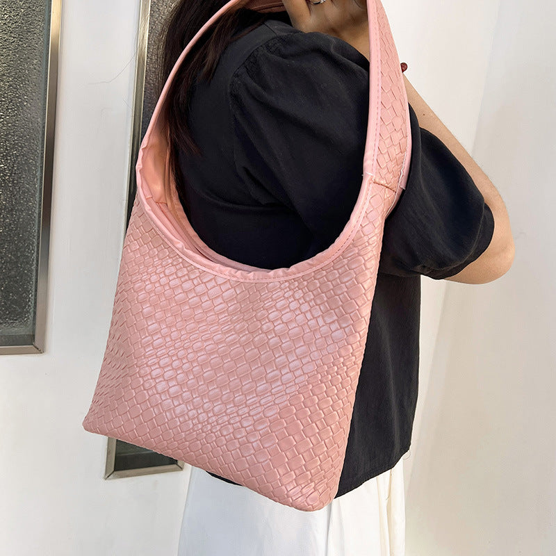 Textured Woven Hobo Bag Kalsten
