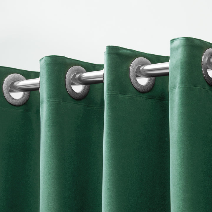Velvet Grommet Top Curtain Kalsten