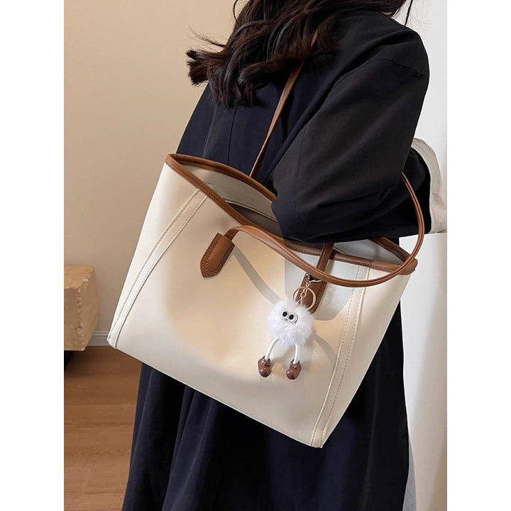 Classic Faux Leather Tote Bag Kalsten