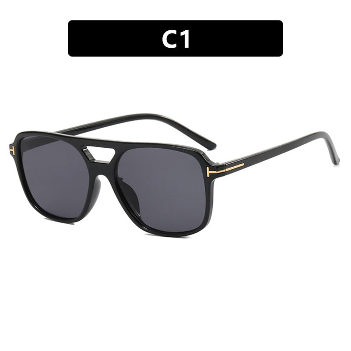 Women's fashionable square sunglasses with luxurious plastic frame and UV protection Kalsten